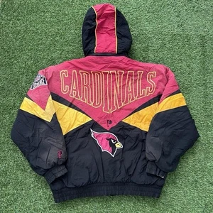 Vintage Arizona Cardinals NFL Pro Player Puffer Jacket - Picture 1 of 7
