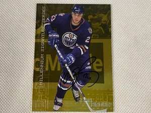 1999-00 BAP Millennium Autographs Gold #101 Sean Brown Edmonton Oilers - Picture 1 of 1