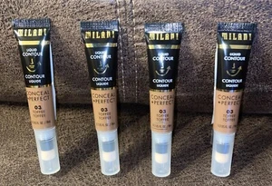 Lot of 4 Milani TOFFEE 03 Liquid Cream Contour Conceal + Perfect (0.2fl/8ml) - Picture 1 of 3