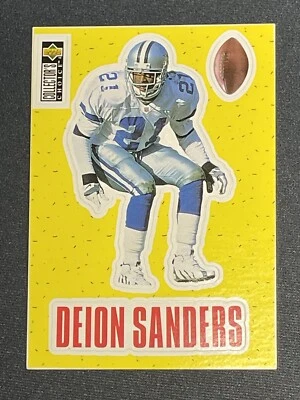 1996 COLLECTORS CHOICE STICK UMS Deion Sanders Dallas Cowboys Colorado 49ers S8 - Image 1 of 4