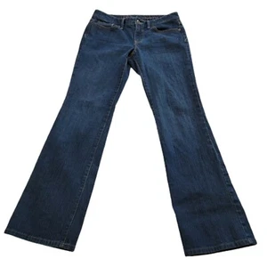 LOFT Original Blue Jeans Womens Size 6 Boot Stretch Dark Wash Denim - Picture 1 of 8