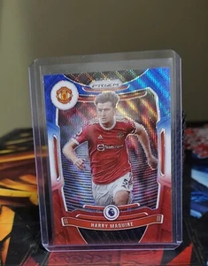 2021-22 Prizm Premier League Soccer Harry Maguire Red White Blue Man United - Picture 1 of 1
