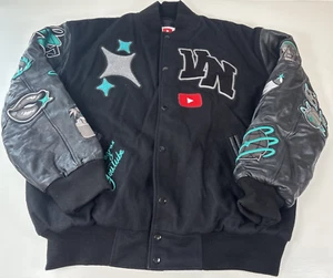 YOUTUBE x Ateyo Letterman YouTube Black Creator Letterman Jacket Size XL - Picture 1 of 15