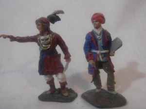 2 ITALIAN DIE CAST METAL Historical FIGURES Bought In Naples Italy 3" - Picture 1 of 4