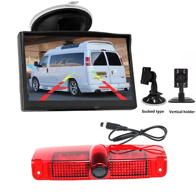 Backup Camera for Chevrolet Express/GMC Savana 1500 2500 2003-19 Vans+5" Monitor - Image 1 of 4