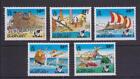 SG 583-587 GUERNSEY 1992 THE ADVENTURES OF ASTERIX STAMP SET MNH 