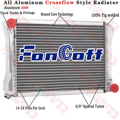 3 Row Radiator For 1967-1974 1972 1973 MG Midget 1275CC 4 CYL Gas 1.3L - Image 1 of 4