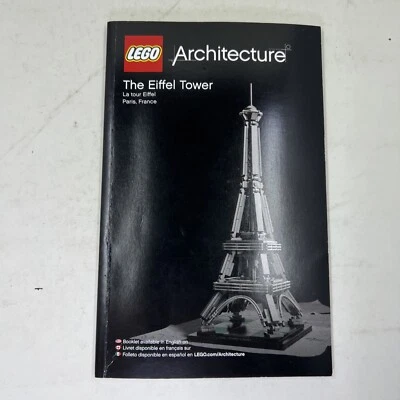 LEGO Architecture Eiffel Tower Manual Only - Image 1 of 4