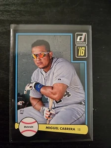 2016 Donruss Miguel Cabrera Retro 1982 Black Border SP #D /99 Detroit Tigers - Picture 1 of 2