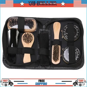 Shoe Cleaning Polish Shine Care Kits For Leather Boots Shoes Sneakers - Picture 1 of 12