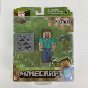 Minecraft Overworld Steve? Fully Articulated Figure Series #1 New - Picture 1 of 6