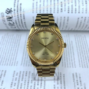 Reloj Hefei Leishida 37 mm - Bisel de acero esfera amarilla manual - Imagen 1 de 5