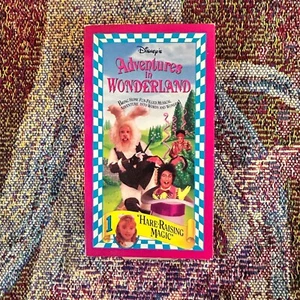 Disney's Adventures in Wonderland Hare-Raising Magic VHS 1993 Vol 1 Kids Musical - Picture 1 of 3