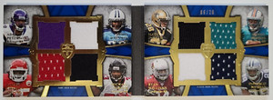 2011 Supreme Eight Booklet GAME USED Peterson Johnson Charles Turner + RC's #/20