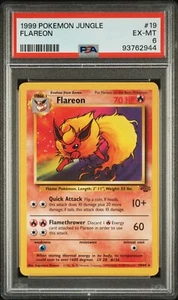 1999 Pokemon Jungle Flareon #19 PSA 6 - Picture 1 of 2