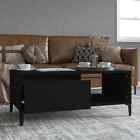 Vidaxl Coffee Table Black 90x50x36.5 Cm Engineered Wood Aus