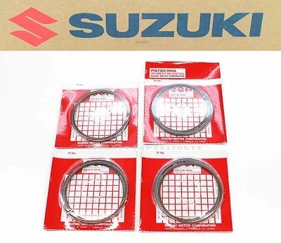 4x Piston Rings Kit Set 01-04 GSXR1000 GSXR 1000 OEM Suzuki Ring(See Notes)#R129 - Image 1 of 3