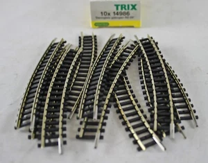 Minitrix 14986 Trenngleis gebogen R2, 10 Stück  "NEU" mit OVP - Picture 1 of 1