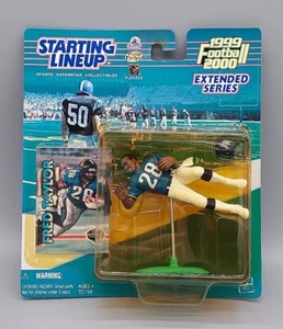 Figura y tarjeta de Fred Taylor Jacksonville Jaguars 1999 alineación inicial - Imagen 1 de 11