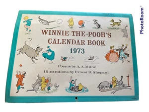 1973 Winnie The Pooh’s Calendar Book - Imagen 1 de 10