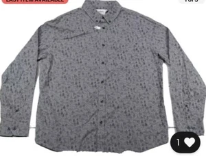 Camisa Goodfellow Para Hombre Calce Ajustado Con Botones Talla XL Tumbleweed Senderismo Camping - Imagen 1 de 3