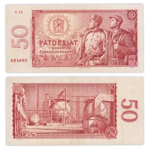 50 KORUN 1964 TSCHECHOSLOWAKEI / CZECHOSLOVAKIA - P90b G - Bild 1 von 2