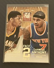 2013-14 Donruss Elite Face 2 Face Paul George Carmelo Anthony #9