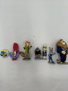Disney Zootopia 6 Piece Figure Bundle Set With New Flash Pop Socket - Picture 1 of 8