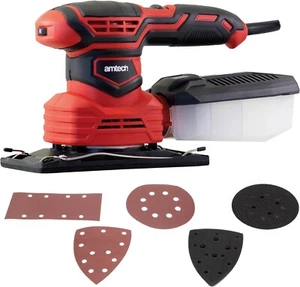 Amtech - Detail Sander for Wood | Dust Collector for a Variety of Sanding Tasks - Picture 1 of 8