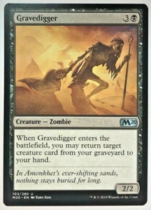 MTG Gravedigger Core Set 2020 103/280 Regular Uncommon - Picture 1 of 1