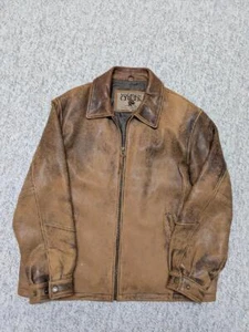 vintage 1990s leather jacket XL patina SHEEPSKIN motorcycle BOMBER mad max 48 - Picture 1 of 10