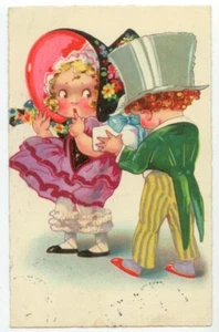 1933 Charlottenlund Denmark - Betty Boop-type characters (1930 A10 stamp issues) - Picture 1 of 2
