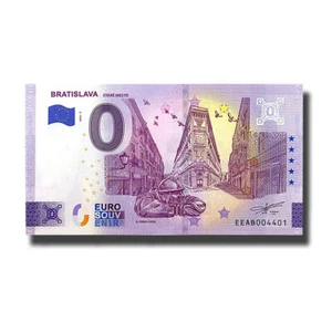 0 Euro Souvenir Banknote Bratislava Stare Mesto Slovakia EEAB 2022-7 - Picture 1 of 3