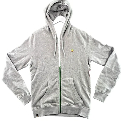 Element Skateboard Hoodie, Smith V Rasta, Full Zip, Size S, Grey Heather - Image 1 of 4