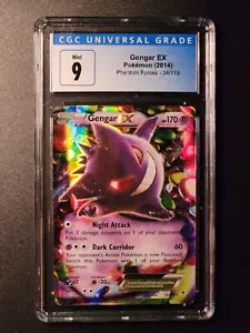 GENGAR EX #34 Pokemon TCG 2014 Phantom Forces CGC 9 Mint - Picture 1 of 2