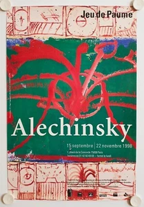 Affiche ALECHINSKY Volcan aztèque, 1971 Exposition Jeu de Paume - Paris - Imagen 1 de 1