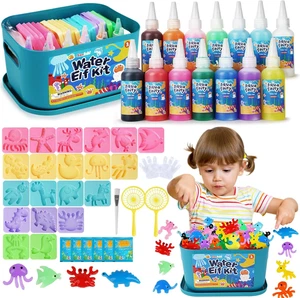 Acqua Gel Set Creativo, 46 PCS Magic Water Elf DIY Giocattolo per Bambini, Con 1 - Foto 1 di 12