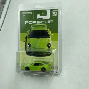Brand New Matchbox 70 Years 2007 Porsche 911 GT3 Green 03/06 W/ Protector - Picture 1 of 2