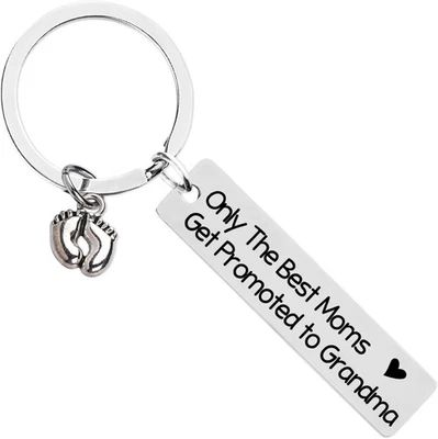 Promocionado a Abuela Llavero Regalos, Primera Abuela Regalo para Bebé Anuncio Foto 1 de 4