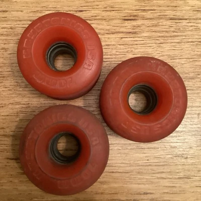 Три винтажных колеса для скейтборда Kryptonics США 70 мм - Изображение 1 из 4