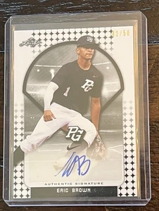 ERIC BROWN 2018 FOGLIA GIOCO PERFETTO VETRINA SP RC AUTO /50 MILWAUKEE BREWERS - Foto 1 di 1