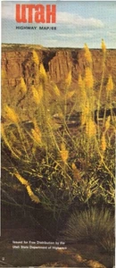 Utah. Official Highway Map State Road Comission of Utha 1968. / Issued for Free  - Bild 1 von 1