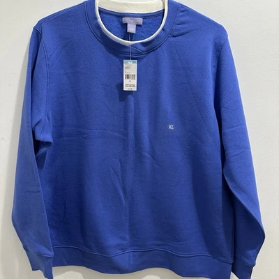 Laura Scott Sweatshirt Women's Size XL Extra Large New Old Stock Fleece Pullover - Image 1 of 4