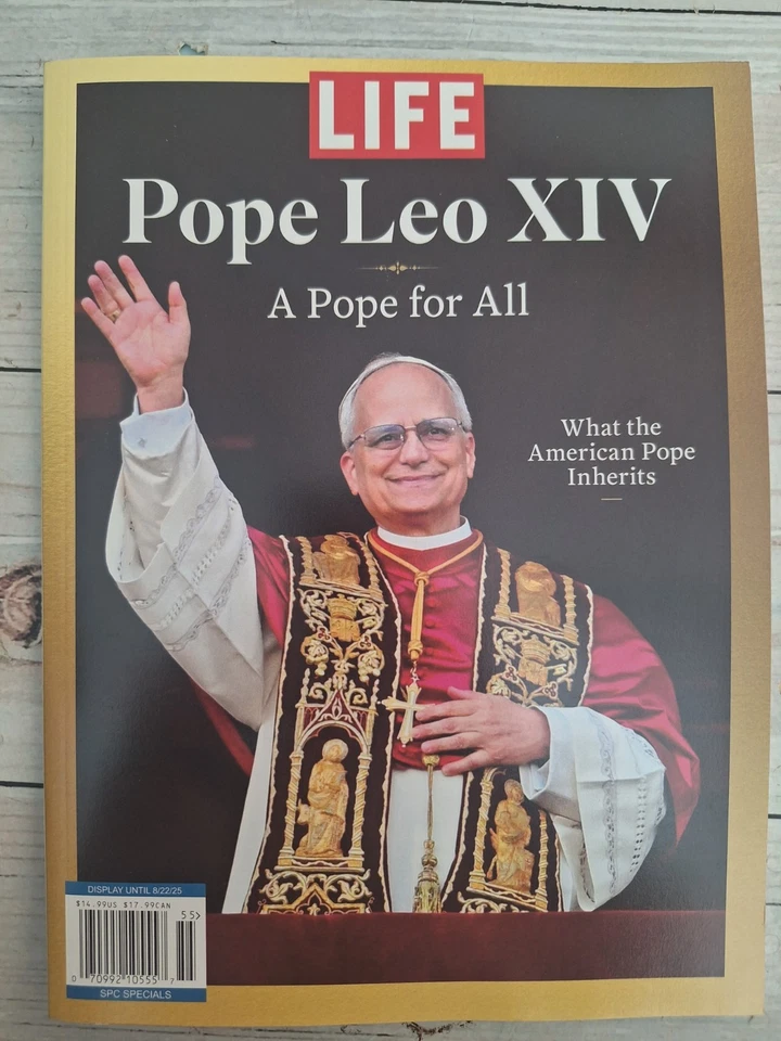 Life Magazine August 2025 Magazine Pope Leo XIV what the American Pope Inherits - Image 1 of 3