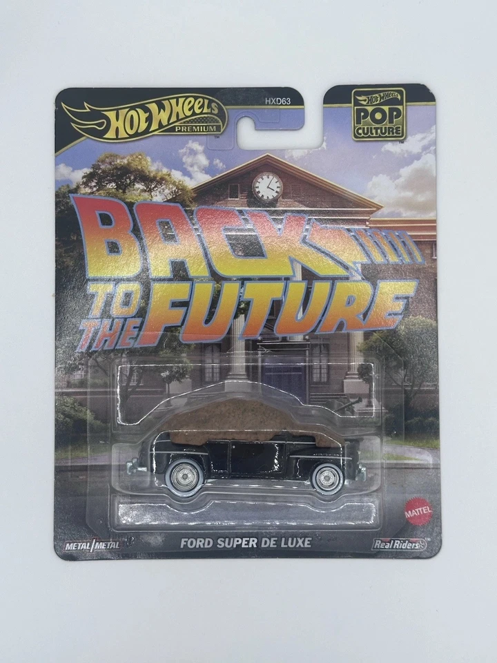 Hot Wheels Premium / Pop Culture Back To The Future Ford Super De Luxe - Black - Image 1 of 1