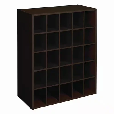 Display Stackable 25-Cube Cubby Shoes Storage Unit Organizer Bookcase Closetmaid - Image 1 of 4