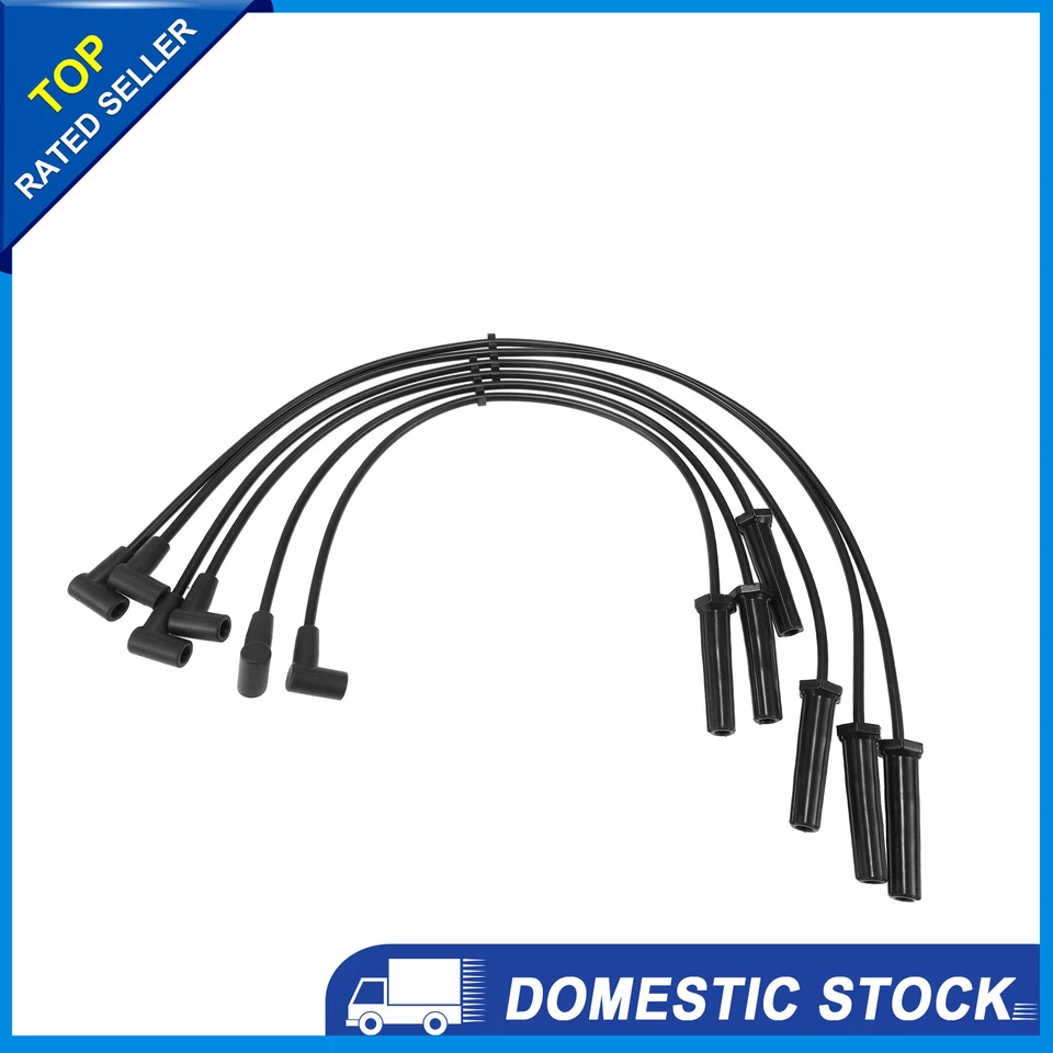 Pacote com 6 fios de bobina de ignição de vela de ignição para carro Chevrolet Impala 2000-2005 - Imagem 1 de 4