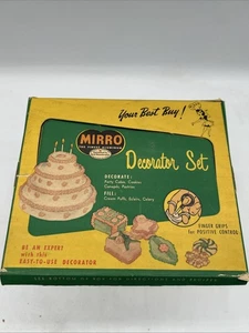 Vintage Mirro Plätzchen Gebäck Presse und Dekoration Set in Box Vintage Küche - Bild 1 von 11