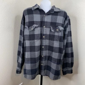 Field & Stream Plaid 100% Cotton Thicker Jacket Shirt Men Men’s Sz L - Picture 1 of 5