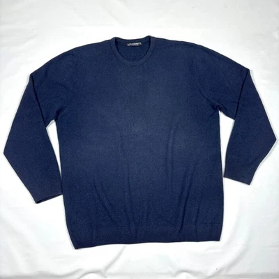 Native World New Zealand Blue Possum Merino Wool Silk Pullover Sweater Mens XL - Image 1 of 4